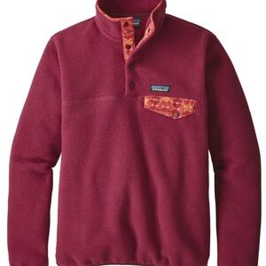Patagonia Red Fleece with Patterned Pocket